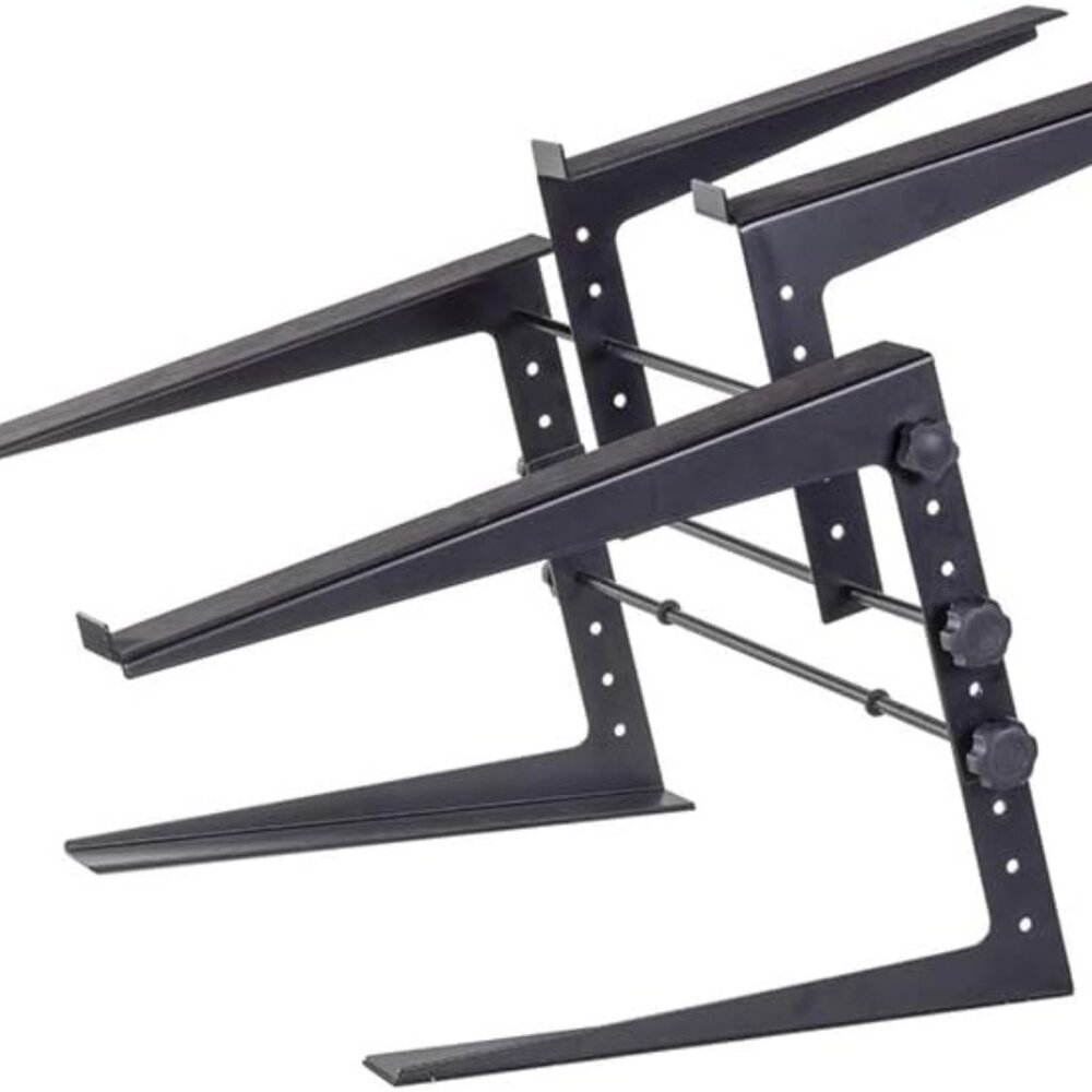 Headliner Covina Portable Dual DJ Controller Stand; Adjustable and Durable DJ - Picture 2 of 10